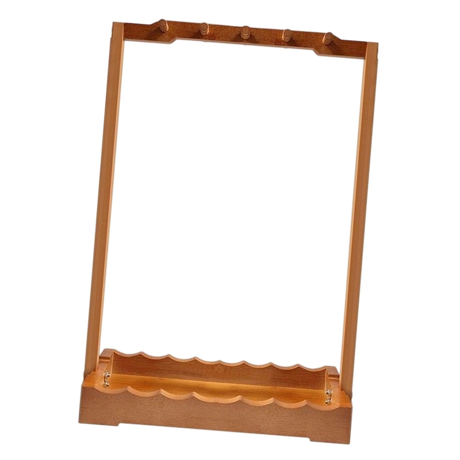 Деревянный держатель для кистей и подставка для ветряных колокольчиков, мобильная подвесная стойка-декорация для японского стиля, настольная