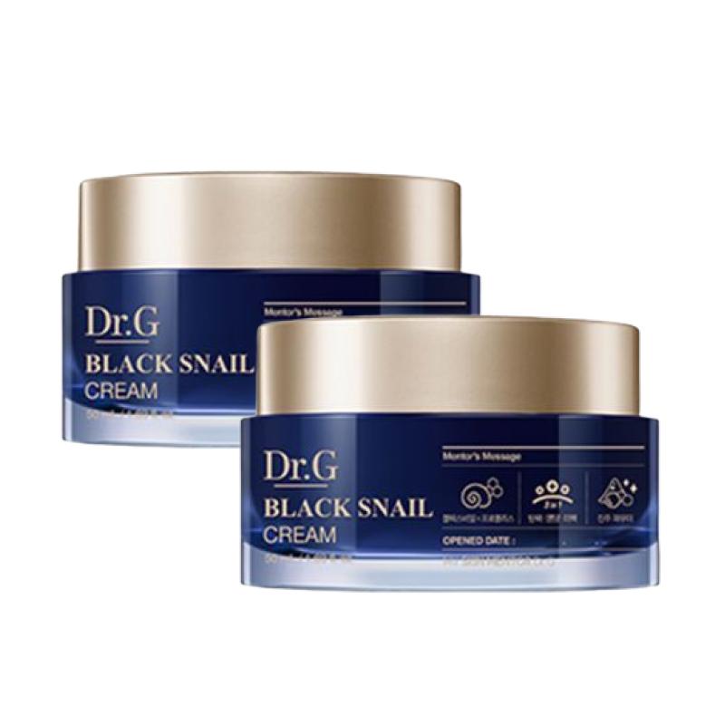 Dr.G Black Snail Cream Intensive Repair & Firming Moisturizer 50ml x 2set