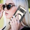 For Google Pixel 7a Magnetic Case Card Holder Leather Phone Cover