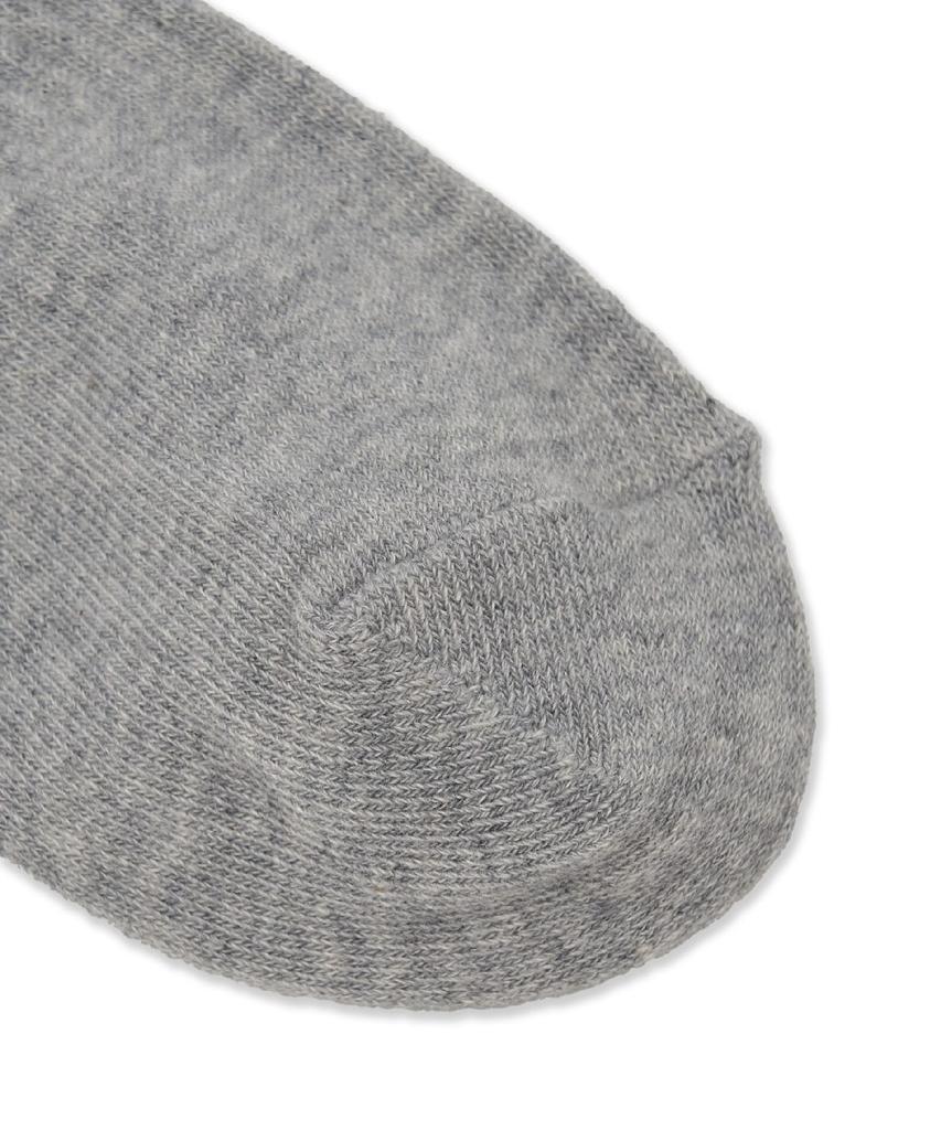 Emelbi Daily Small Logo Mid-Calf Socks 3-Pair Set Mlb (Melange Grey)