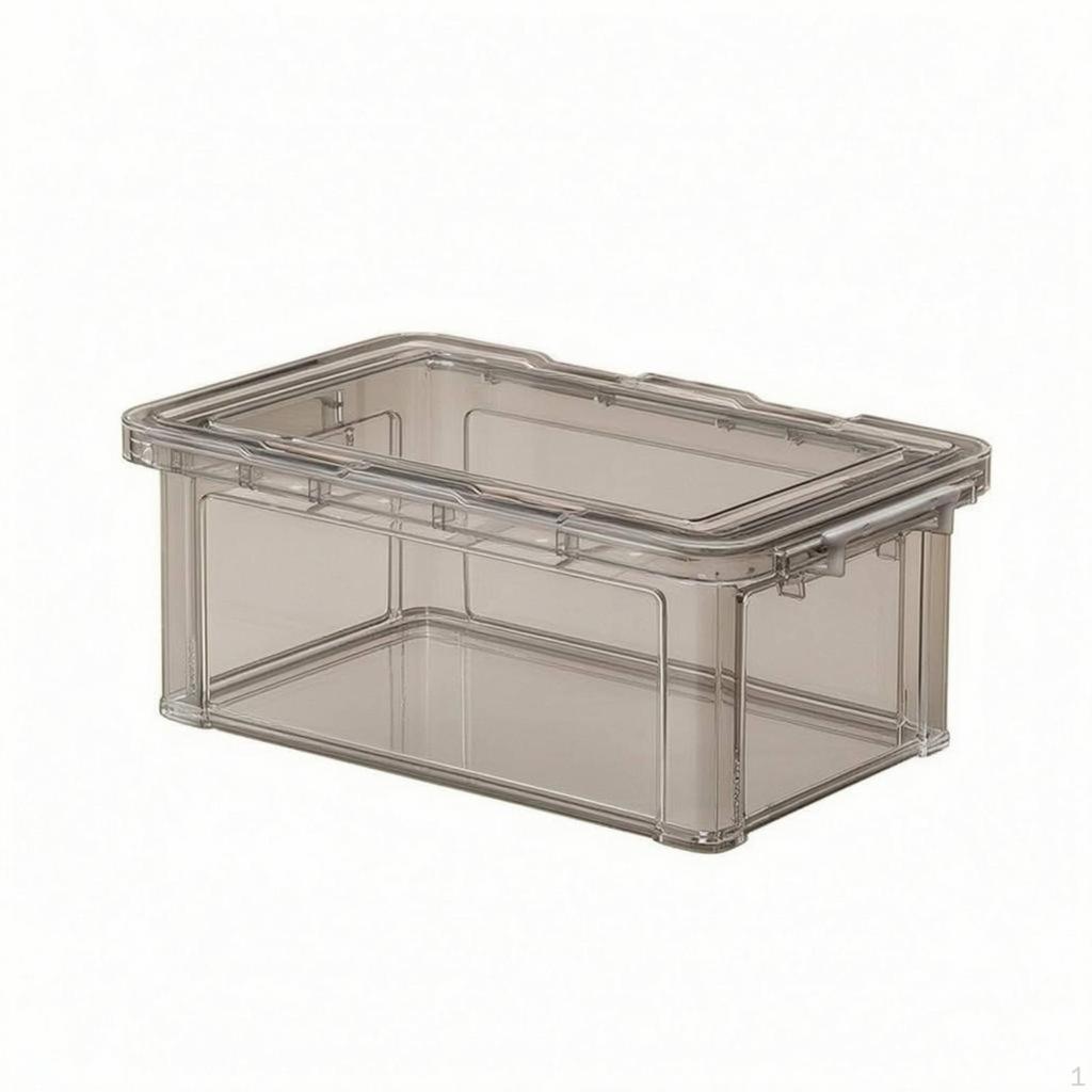 Clear Storage Box Transparent Plastic Carry Handles