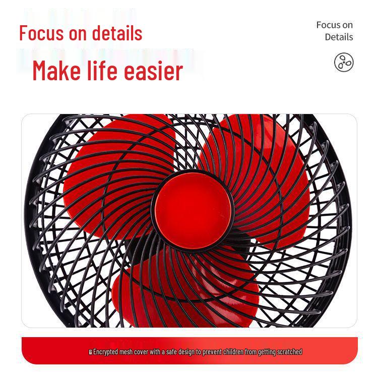 Silent Mini Fan: Cartoon Design for Dorms, Desks, and Offices