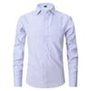 2025 Spring/Summer Men's Large Solid Color Casual Long Sleeve Shirt
