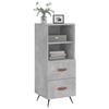 VidaXL Buffet Concrete Grey 34.5x34x90 Cm Engineered Wood 828640