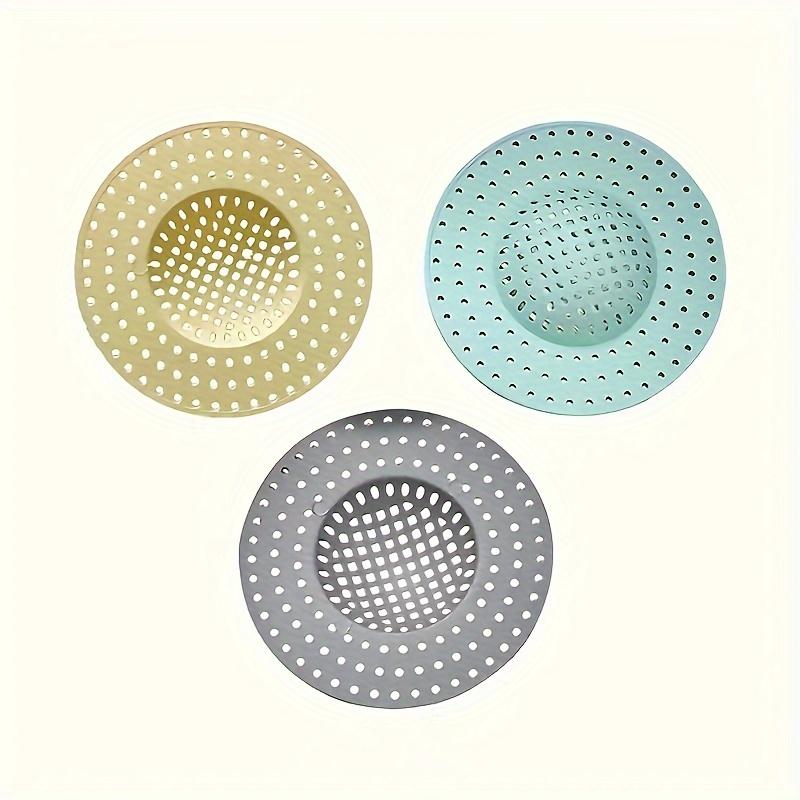 Kitchen Sink Strainers - Hair & Food Catcher, Essential Drain Protection Baskets In Light Green & Blue, Durable Plastic Mesh for Home Use