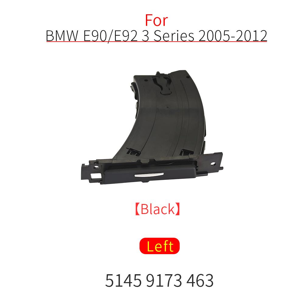 

LHD Car Centre Console Insert Cup Holder Replacement Accessory For BMW 3 Series E90 E91 E92 E93 320 325 330 335 2005-2012 Left Black