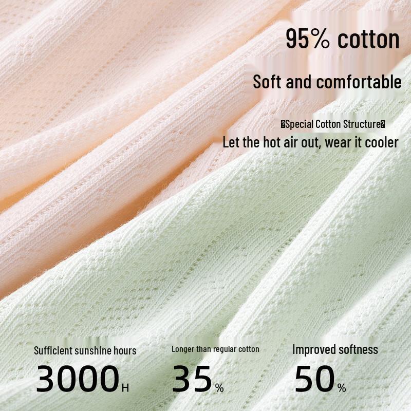 Lansha Women's High-Waist Pure Cotton Briefs