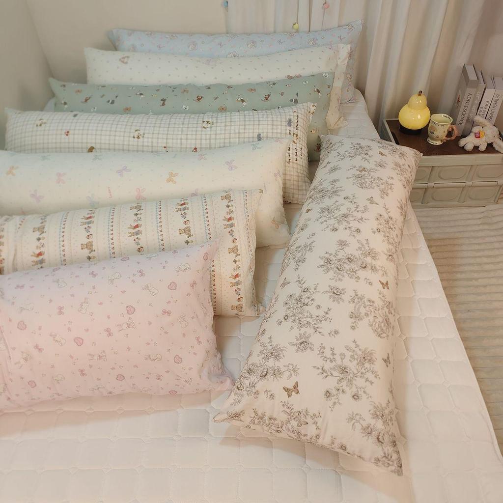 Ins-Style Cartoon Double-Layer Cotton Leg-Clamping Pillow - Detachable & Washable for Girl's Bedroom & Baby's Use
