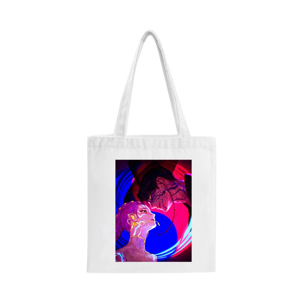 Girls Group Poster Printed Canvas Bag  Style Fan Support Zipper Handbag Women's Bag