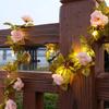 Romantic Led Rose Vine Lights In Warm White For Weddings And Special Occasions
