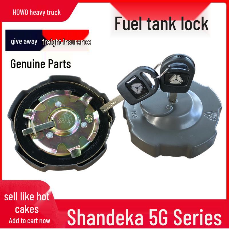 Compatible Fuel Tank Cap for Sinotruk Shandeka, Howo T5G, and Howo TX with Lock