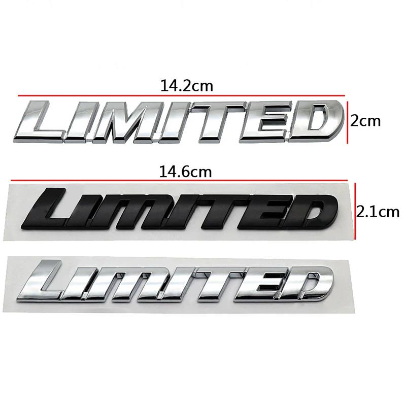 Car Trunk Emblem Sticker for Toyota LIMITED 4Runner Avalon Aygo CHR Auris Rav4 Avensis Camry Auto Decal Exterior Accessories