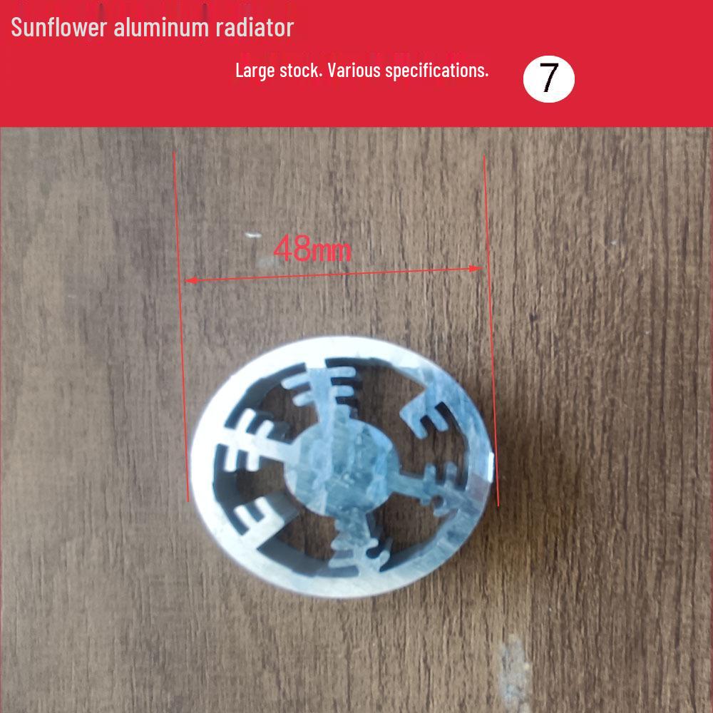 Sunflower Aluminum Alloy Round Heatsink with Irregular Fins for LED COB