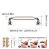 Modern Minimalist Zinc Alloy Gold and Sliver Cabinet Doors Handles Luxury Furniture Cabinet Cupboard Drawers Knob Wardrobes Pull