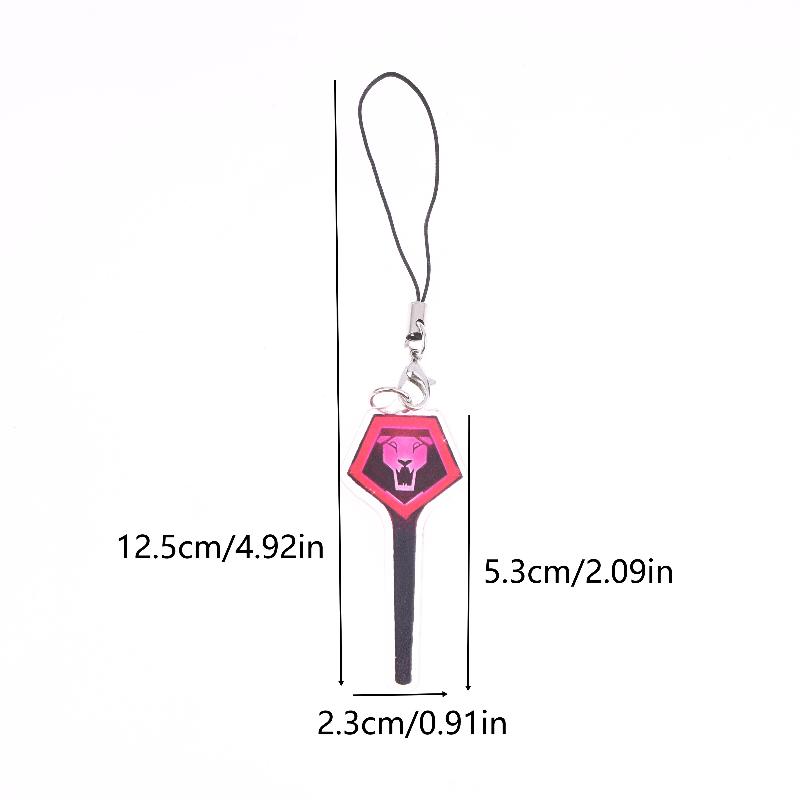 Kpop Demo Hunters Phone Lanyard Korean Huntr/X Cosplay Phone Chain Cartoon Acrylic Cellphone Charms Collection Gifts