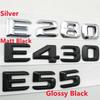 3D Trunk Emblem Badge  For Mercedes Benz E-Class W210 W211 E43 E53 E63 E55 E200 E220 E250 E280 E320 E350 E420 E550 E500 E430