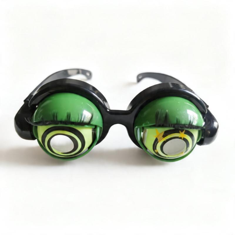 Funny Blinky Crazy Eye Glasses With Creative Moving Eyeballs Safe Plastic Material For Kids Birthday Party Cosplay Prank Games