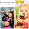 14pcs Cheerleading Pom Poms For Sports Event Assorted Color