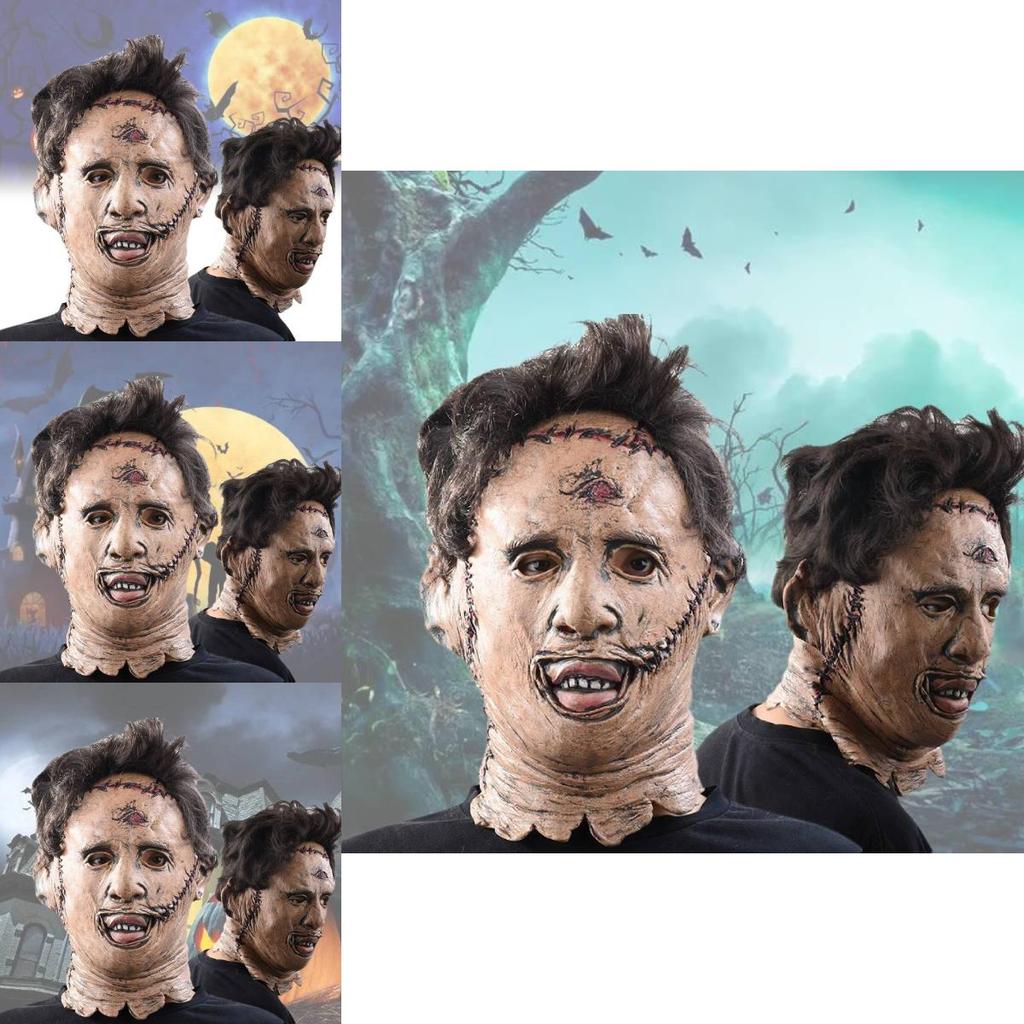 Scary Chainsaw Killer Realistic Latex Horror Perfect For Halloween Events