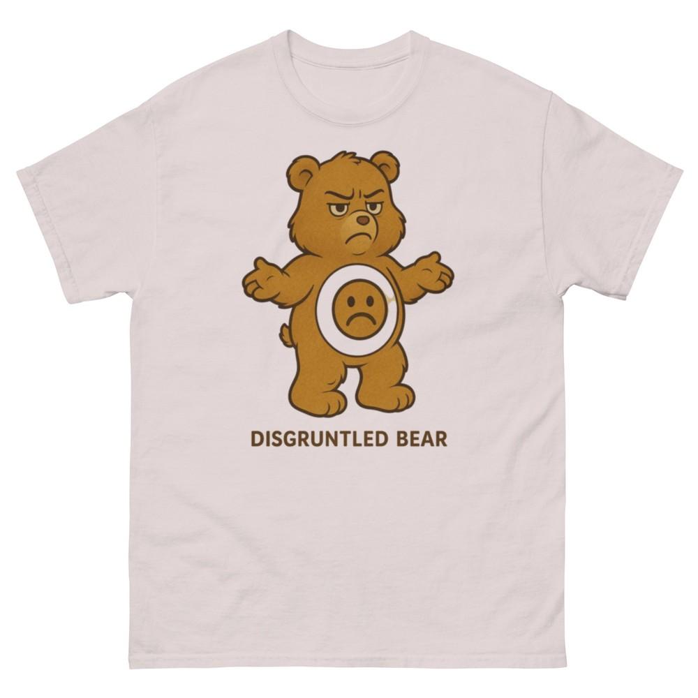 Unisex Disgruntled Bear Tee, Funny Care Bear T-Shirt, Care Bear Inspired Tee