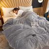 Solid Color Flannel Air-conditioning Blanket Bed Sheet Coral Velvet Throw Blanket Sofa Blankets Coverlets