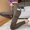 Lamb Wool Shark Pants Wear Women's New Autumn and Winter Velvet Warm High Waist Belly and Hip Yoga Barbie Pants