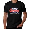 Cleveland Baseball Rotes Und Blaues T-Shirt Atmungsaktives Basic Baumwoll-T-Shirt
