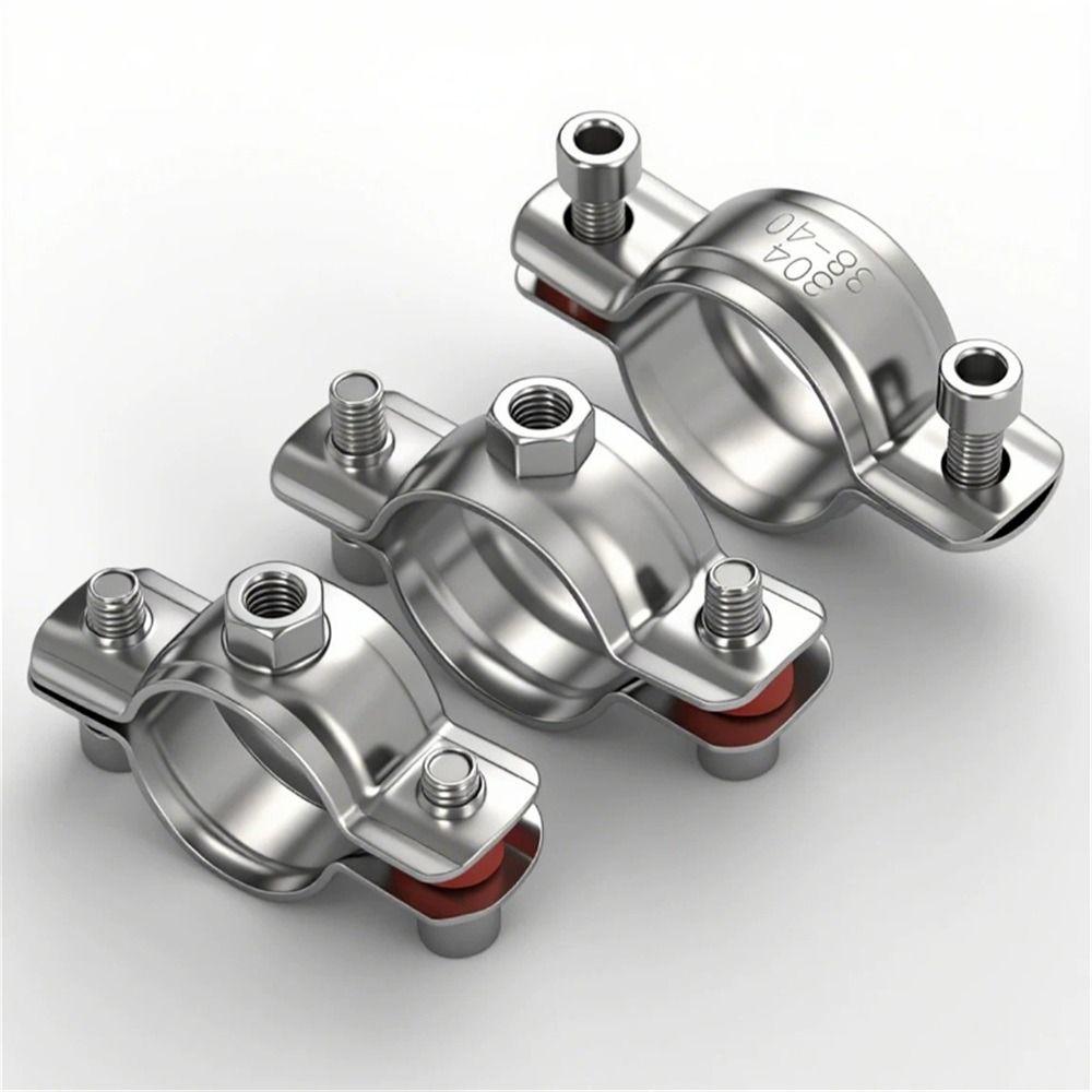 1Pcs 304 Stainless Steel Stainless Steel Pipe Bracket OD 8-325mm Pipe Clamp  for Water Pipe