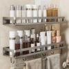 Aluminum Zinc Zinc Alloy Bathroom Shelf Rectangle Shape Storage Rack Corner Shelf  Cosmetics Storage