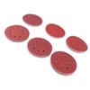 60 db Csiszolótárcsa 5 hüvelyk 8 lyuk 6 féle Csiszolópapír Tépőzáras Rögzítés Kerek Csiszolópapír a
