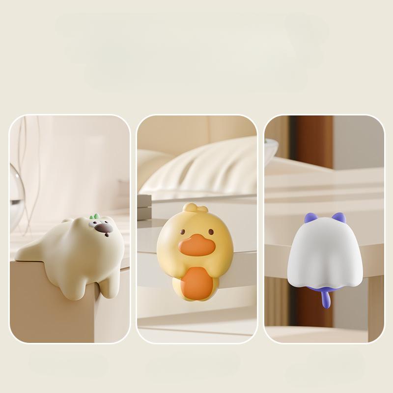 4pcs, Table Corner Anti-collision Sticker, Silicone, Window Table Edge Wrapping, Soft Corner Anti-collision Cover, Cartoon Anti-collision Cover, Soft