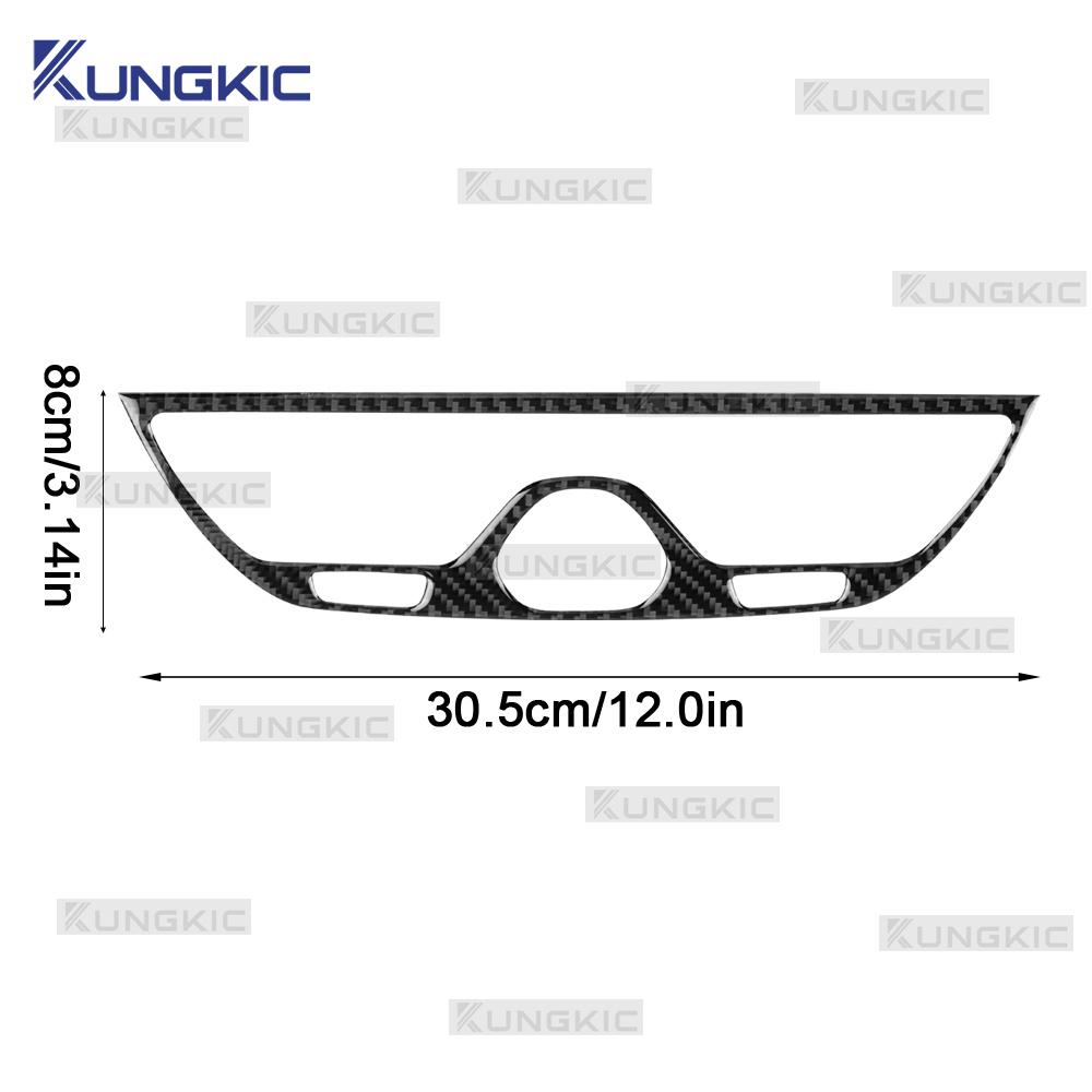 Carbon Fiber Style Interior Sticker for Opel Corsa E X15 2015 2016 2017 2018 2019 LHD RHD Interior Panel
