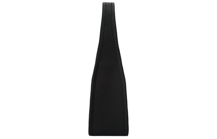 Alexander Wang Ryan brand logo printed drawstring closure knitted polyester handbag large female black