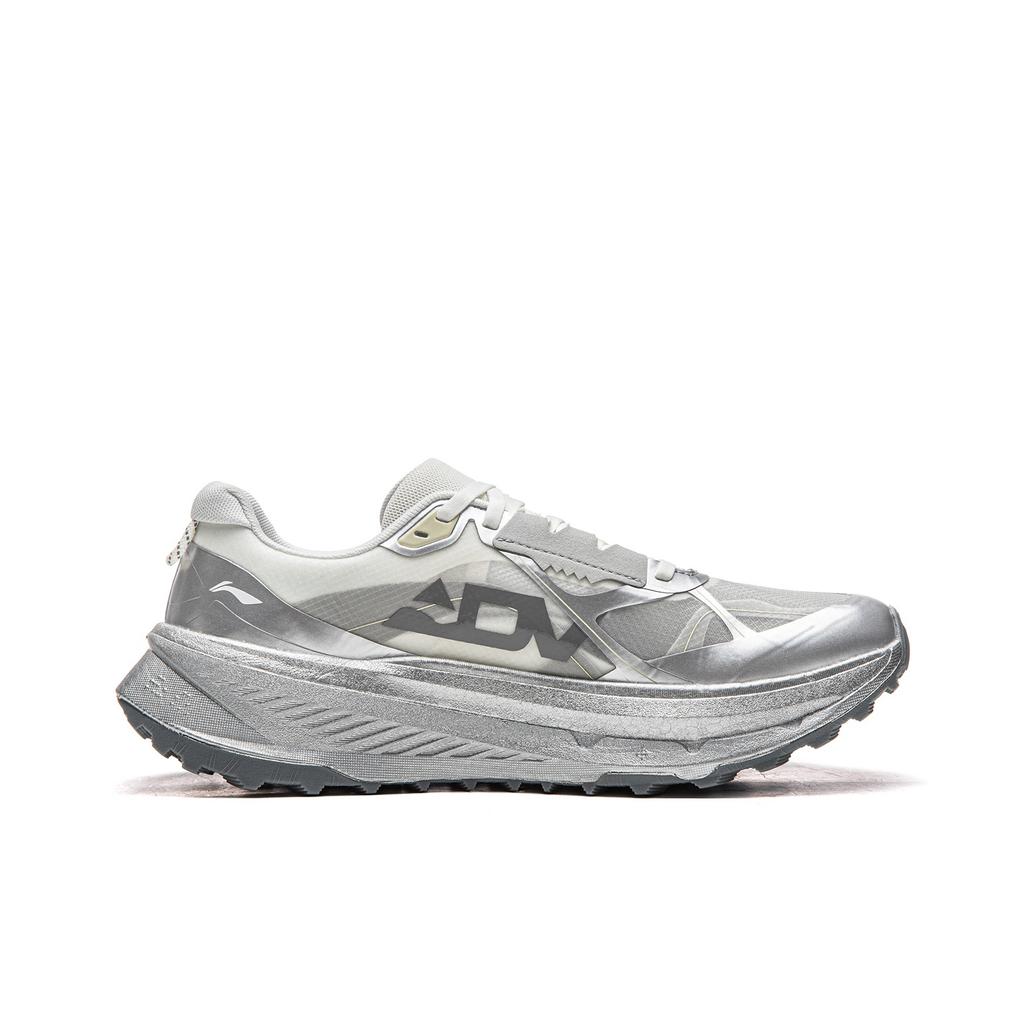 Li Ning Lu Outdoor Hiking Casual Thick Sole Height Increasing Non Slip Stable Support Shock Absorption Low Top Trail Running Shoes ARNV023-4