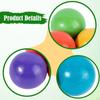 6Pcs Rainbow Wooden Balls Learning Materials Matching Games Early Educational Color Sorting Counting