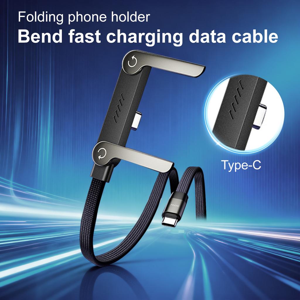 Mehrfachladekabel mit Typ C/USB A/L-Anschluss, Schnelllade-Datensynchronisationskabel für Smartphones, Tablets, Laptops, Spielgeräte