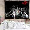 1PC Knightly Warrior In Armor K-pop music group Tapestry Accessories for Bedroom,Livingroom, dormitory Room Wall Decor Fan Birthday Gifts