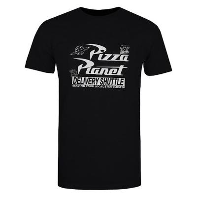 Womens/Ladies Pizza Planet Cotton Logo Boyfriend T-Shirt