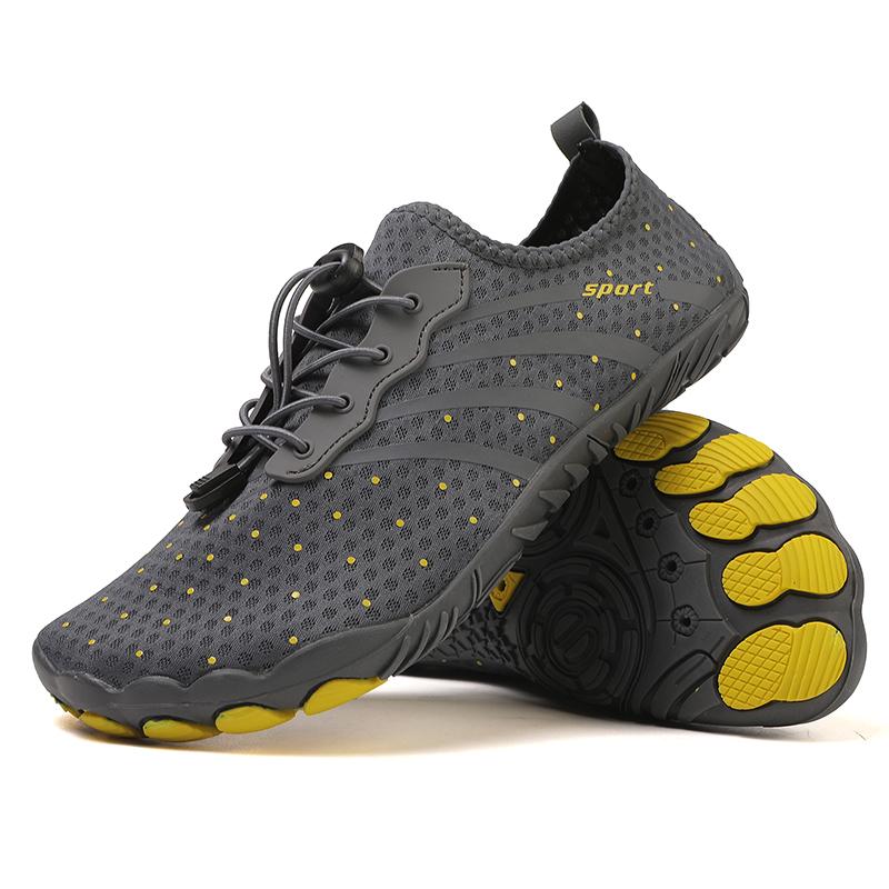 Couple Beach Shoes Barefoot Breathe River Tracing Anti-Slip Quick-Drying Beach Sand-Proof Wading Swimming Surf Snorkeling Shoes