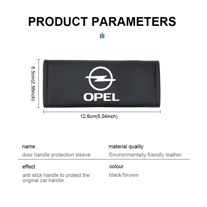 Car Door Handle Protector Anti Scratch Handle Pad Accessories For Opel Insignia Corsa Zafira Mokka Grandland Antara Ampera