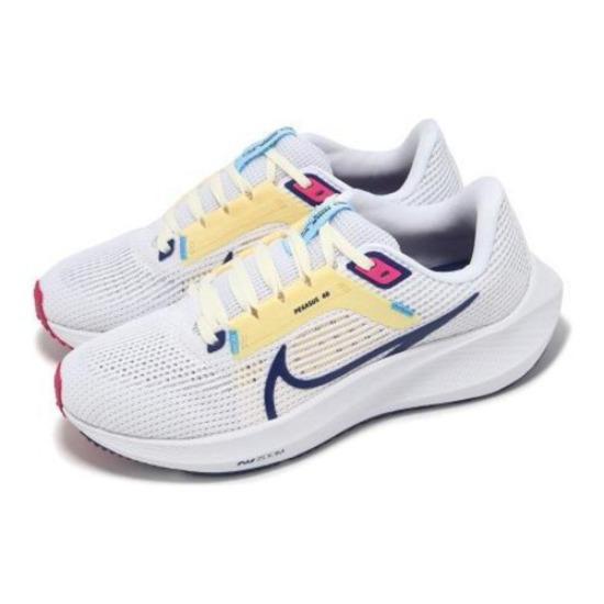 Nike Air Zoom Pegasus 40 White Deep Royal Pink W - DV3854-105