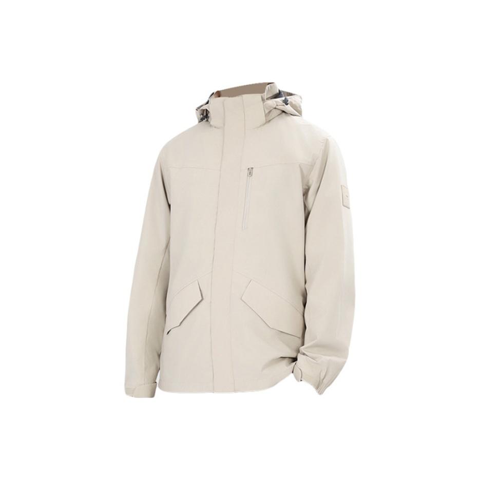 

Li-Ning Мода Повседневный Спорт Фитнес Жизнь Водонепроницаемый Износостойкий Водоотталкивающий Теплая Куртка от Дождя Мужская Верхняя Одежда AFDZ751-11