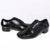  New Fashion Style Men's Latin Dance Shoes Leather Ballroom Tango Male Latin Dancing Shoe for Man Boy Sneaker Jazz Shoes