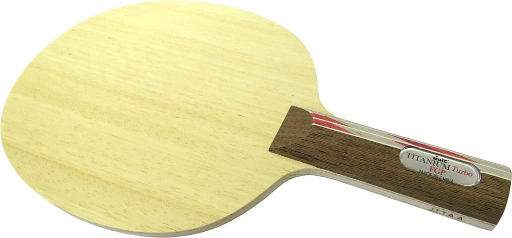 JUIC Table Tennis Shakehand Titanium Turbo 2376A Racket, FGP, Straight, Momentum, Powerful, Control,