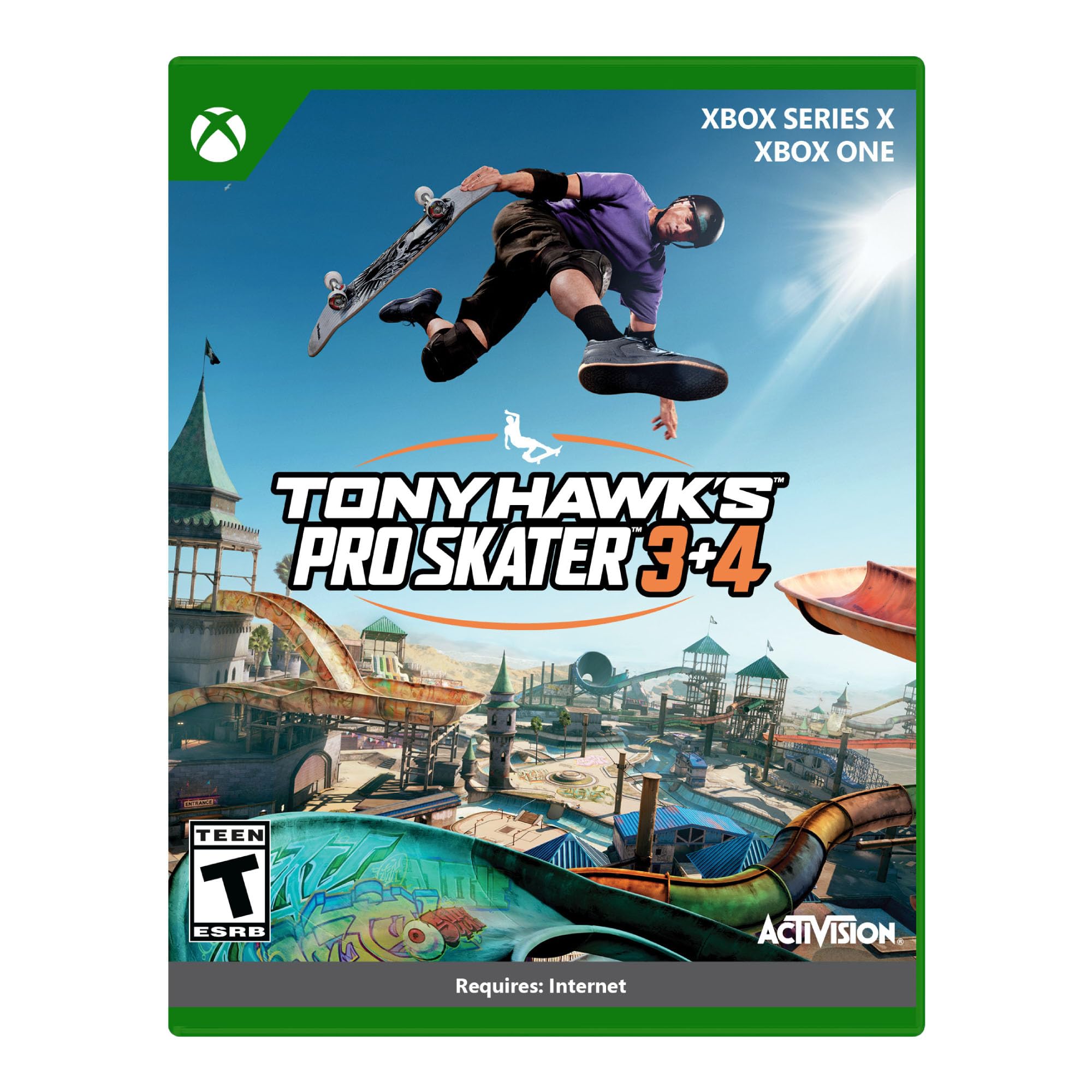 

Tony Hawk Pro Skater North Xbox Series X 3+4 (Import America) - зелёный