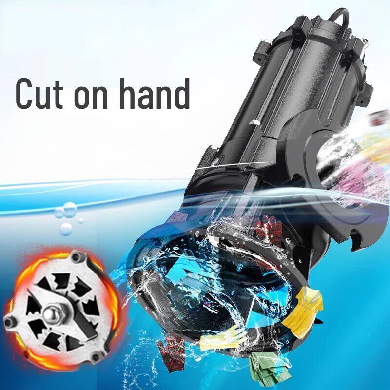 Cutting Impeller Submersible Sewage Pump