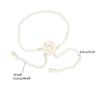 Flower Waist Chain Camellia-Pearl Body Chains Waist Belt Chain Summer Beach Waist Body Chain Jewelry for Women Girl