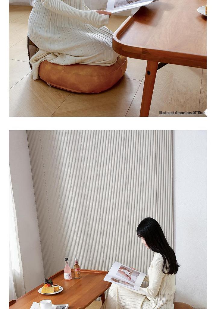 Custom Japanese Tatami Floor Cushion – Lazy Chair Mat for Bay Windows & Living Rooms