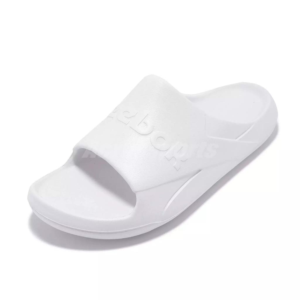 Reebok Białe Sneakersy Unisex Clean Slide Triple White 100200309