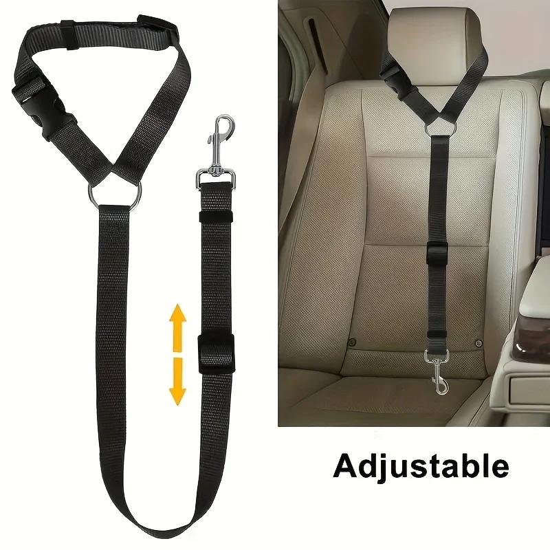 Pet Supplies Car Safety Hanger Loop Dog Leash Cat Leash Car Headrest Stretchable Traction Rope Pet Accessories Dog Products